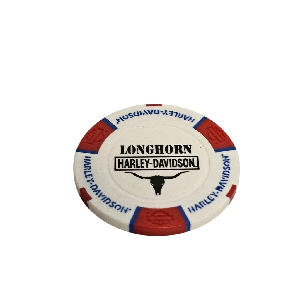 Harley-Davidson Longhorn Poker Chip Grand Prairie Run For The Wall‎ 2017
